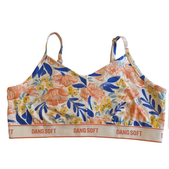 Duluth Dang Soft Floral Bralette XL NWT - Picture 1 of 6